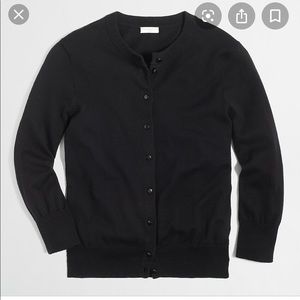 JCrew Factory Clare Cardigan in Black
